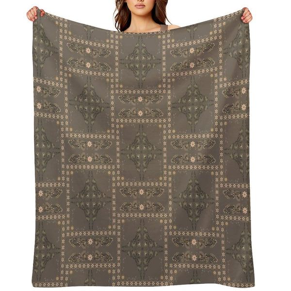 Hallowed Mirror Sustainable Throw Blanket