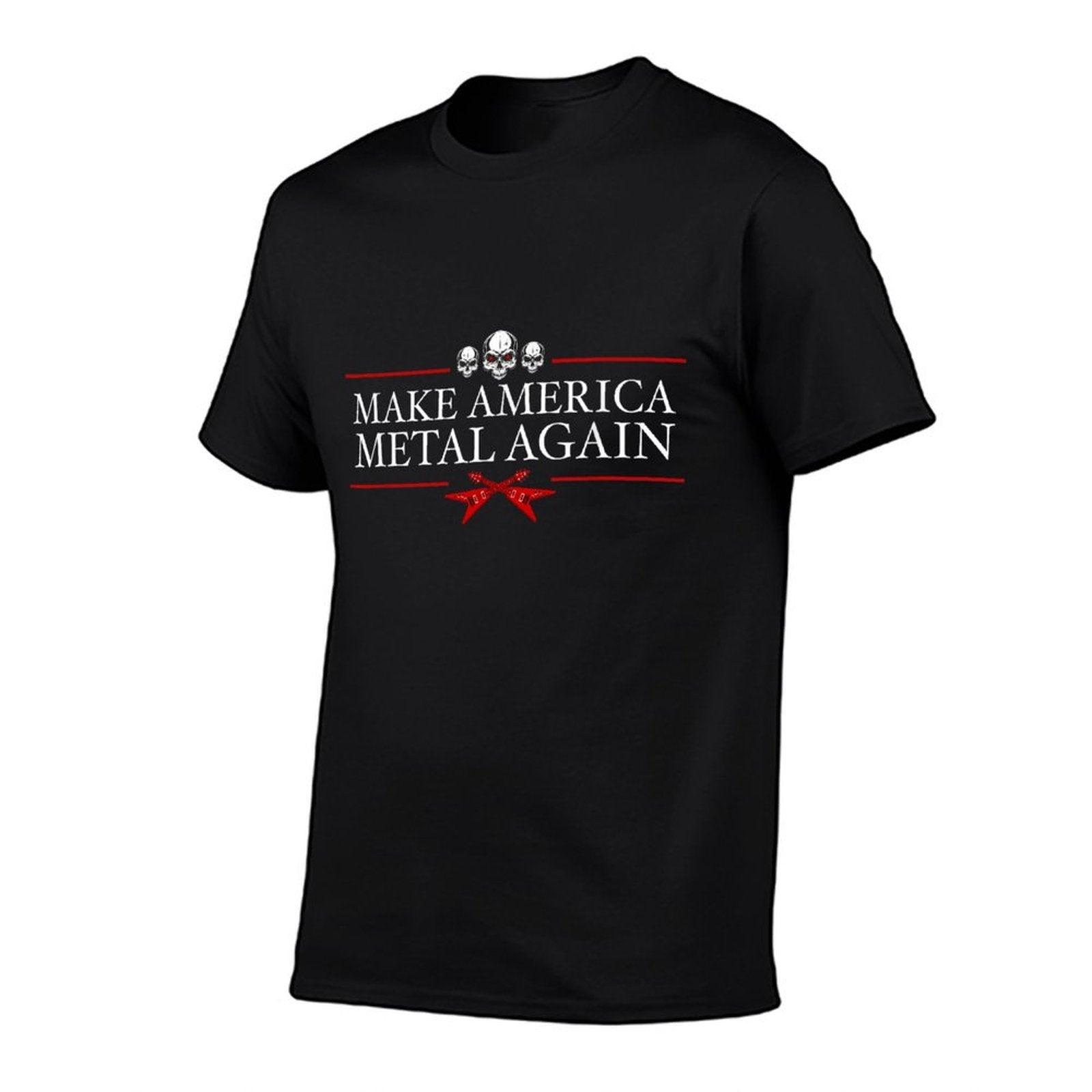 Make America Metal Again Trump Rock Heavy Music Thrash Gift T-Shirt