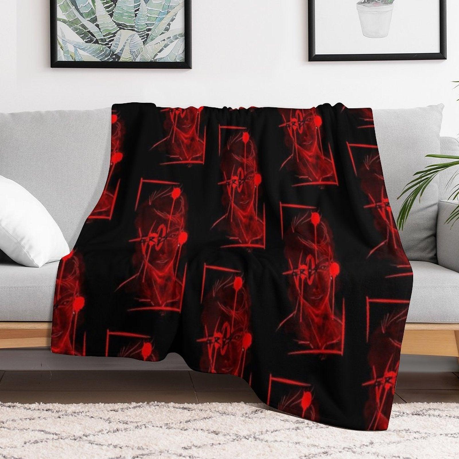 Vo.ME (black) Throw Blanket