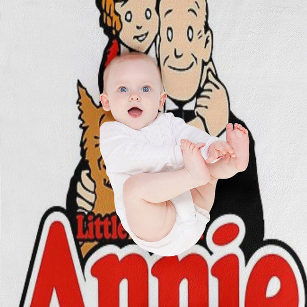 Little Orphan Annie Sustainable Throw Blanket