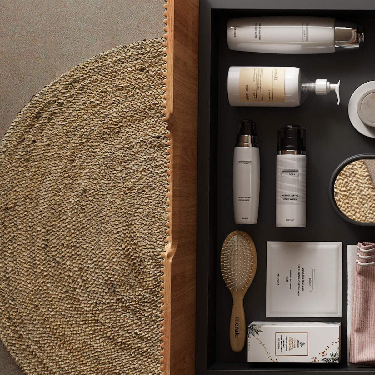 DINA 30'' Wall Mounted Cabinet, with Carrara