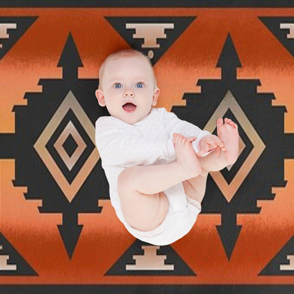 Canyon  Navajo Rust Throw Blanket