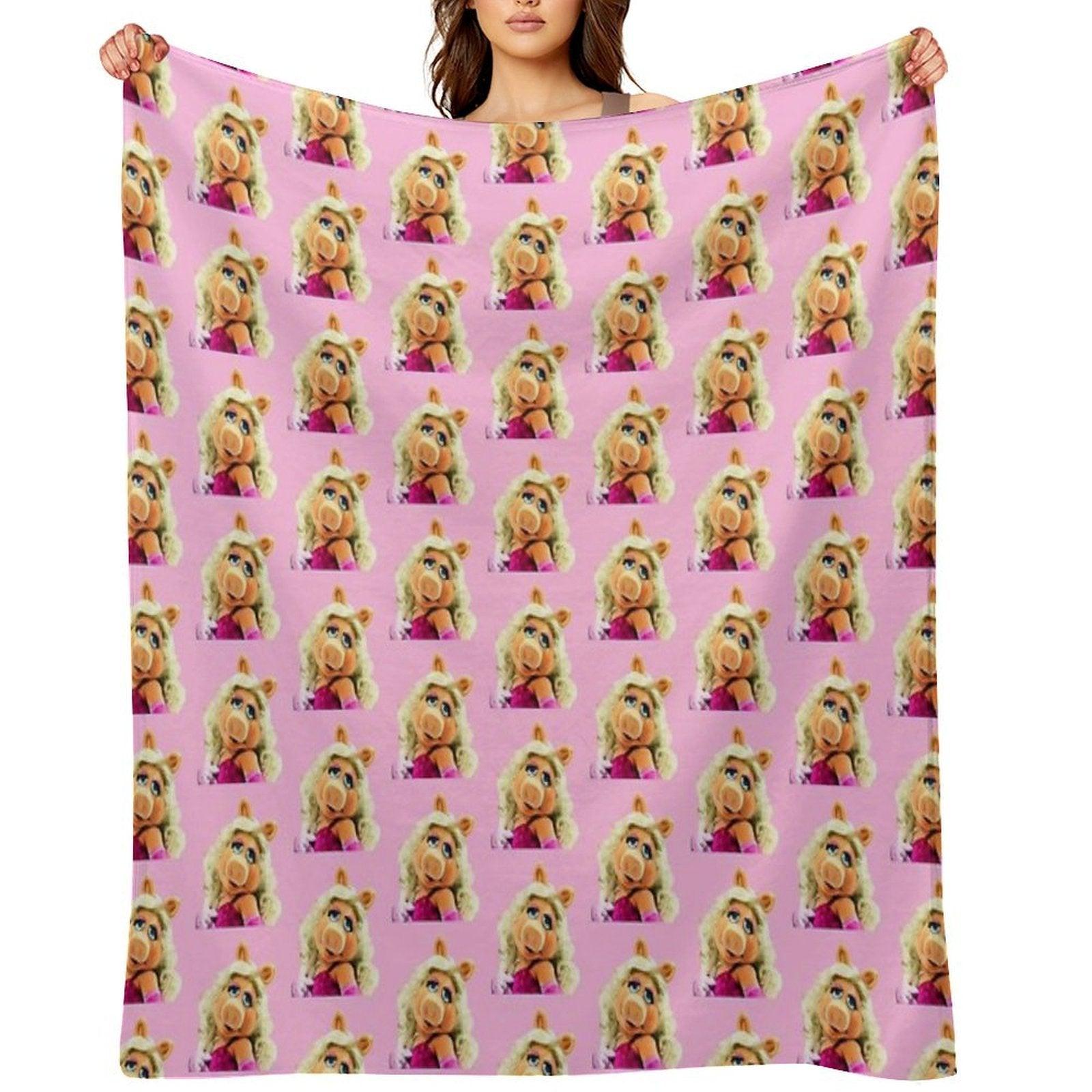 Miss Piggy Muppet 1 Throw Blanket