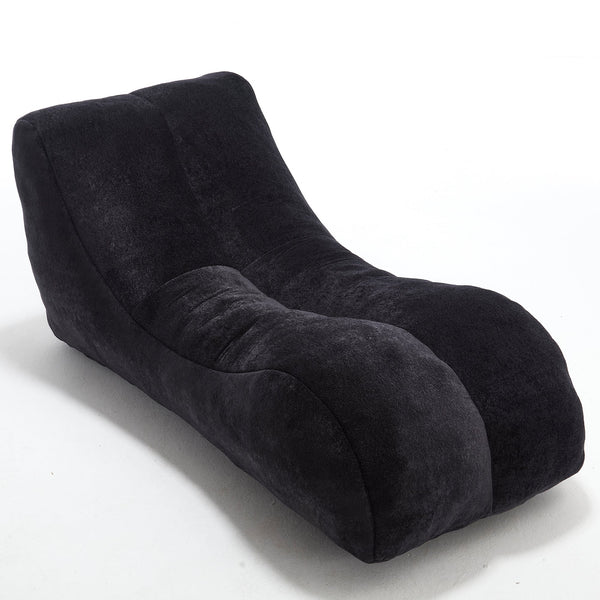 Black Bean Bag Sofa‑Lounger