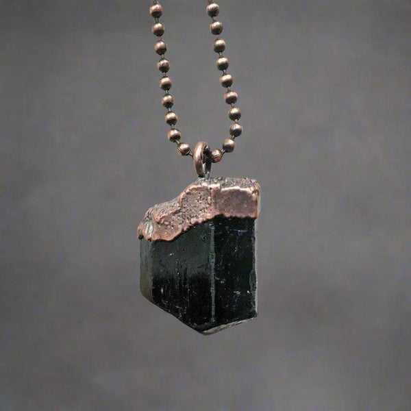 Copper Black Tourmaline Pendant Grounded Confidence | By Blackbird & Sage