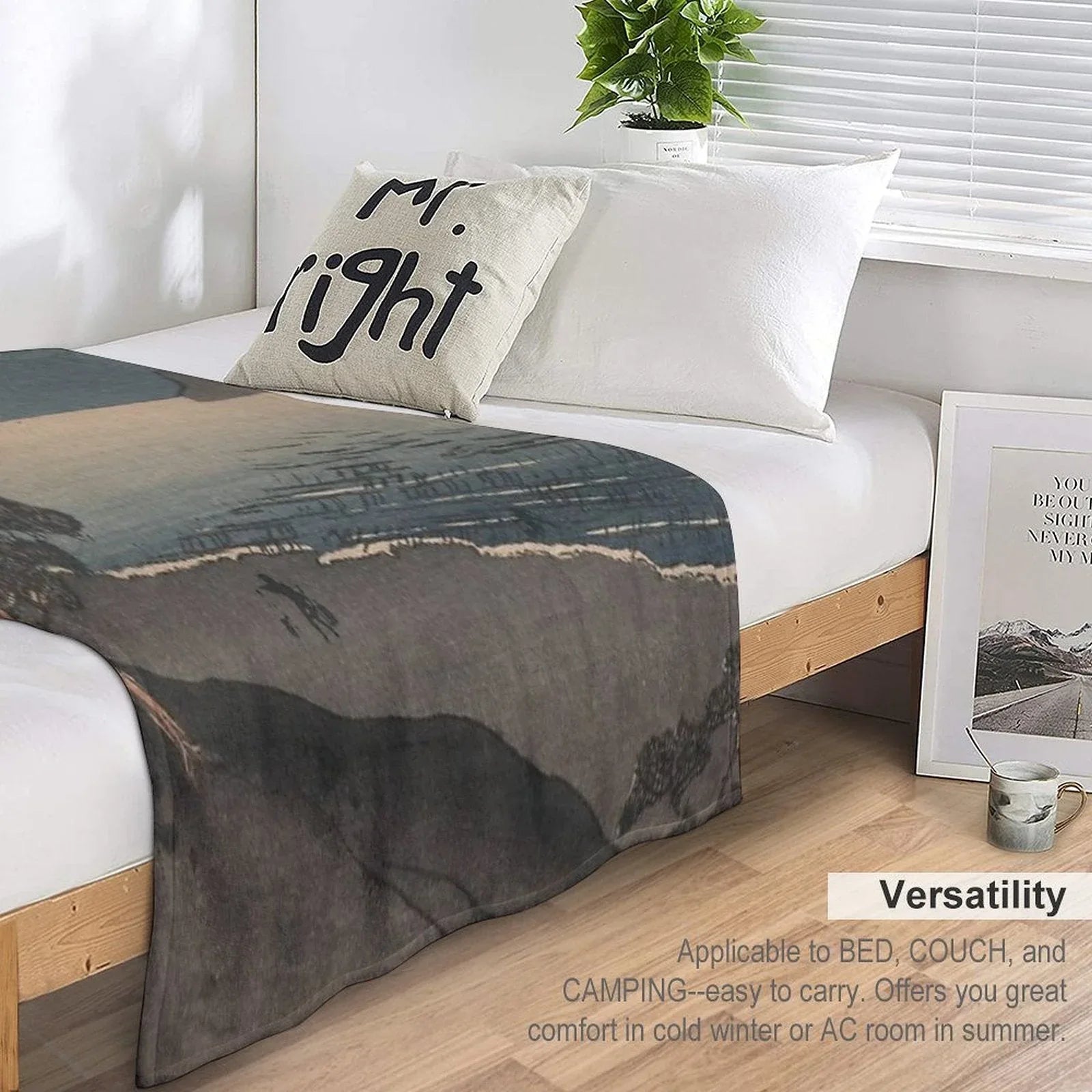 Ukiyo-e Throw Blanket
