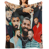 Drake Collage Throw Blanket