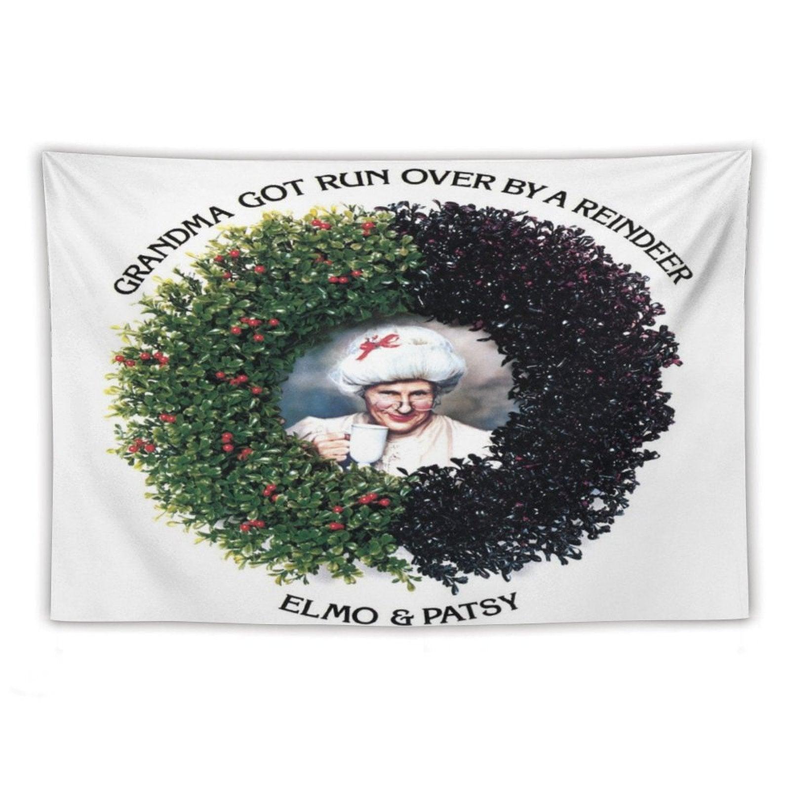 Grandma Got Run Over by A Reindeer Tapestry