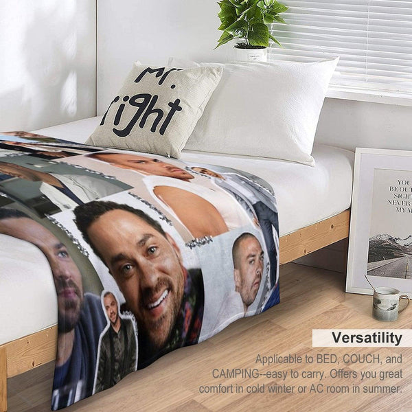 Jackson Avery Collage Throw Blanket
