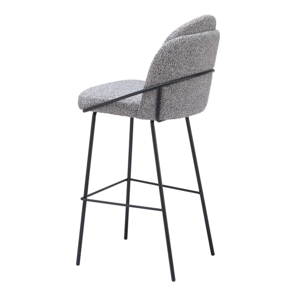 Jambi Barstool (Set of 2) Black & White