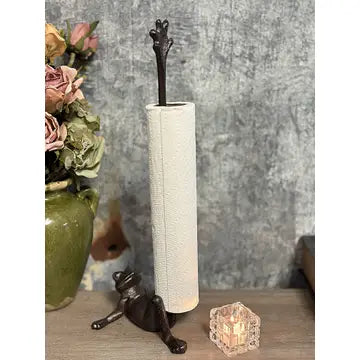 Cast Iron Anima Paper Towel Holder