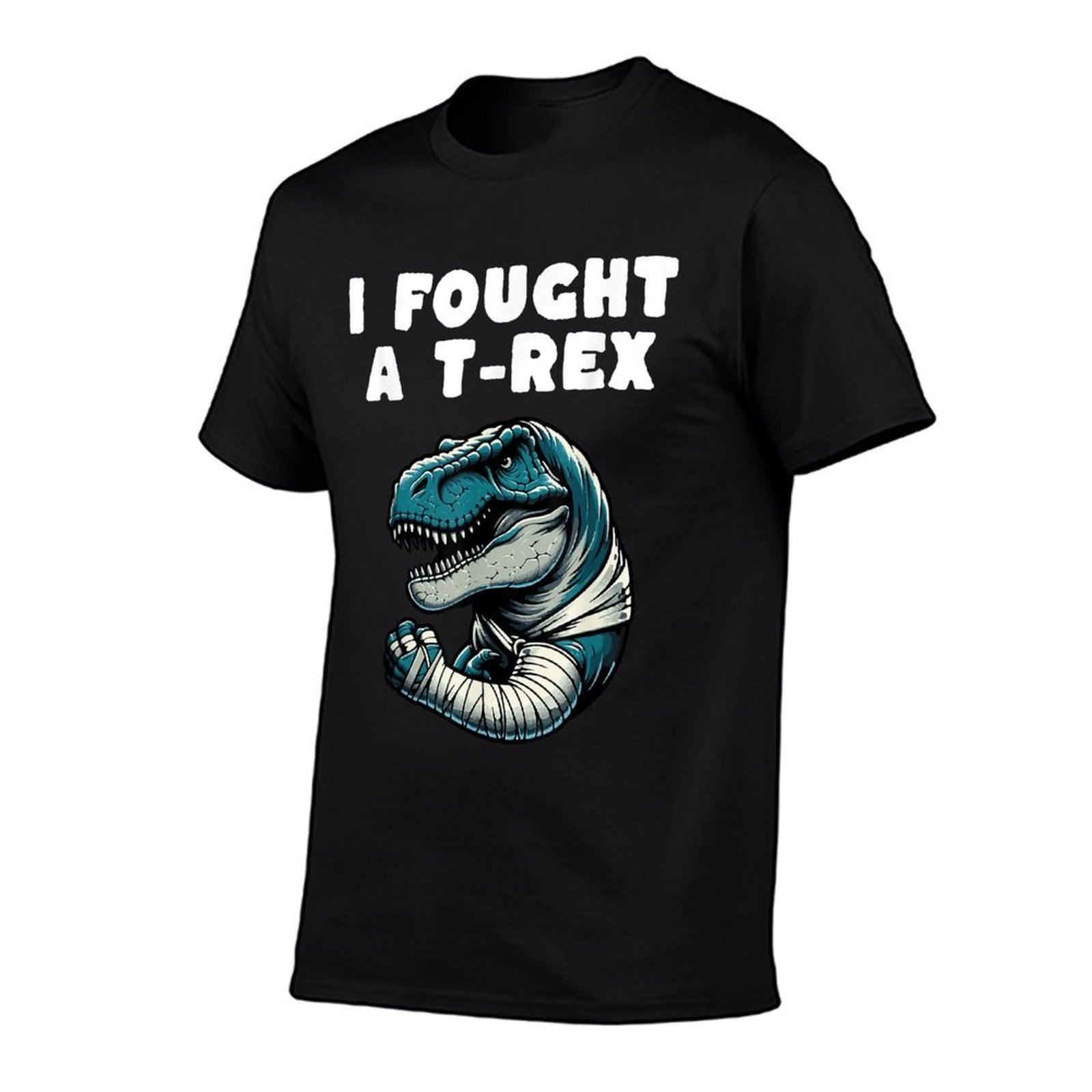 Broken Arm Recovery Kids Boys Dinosaur T-Shirt