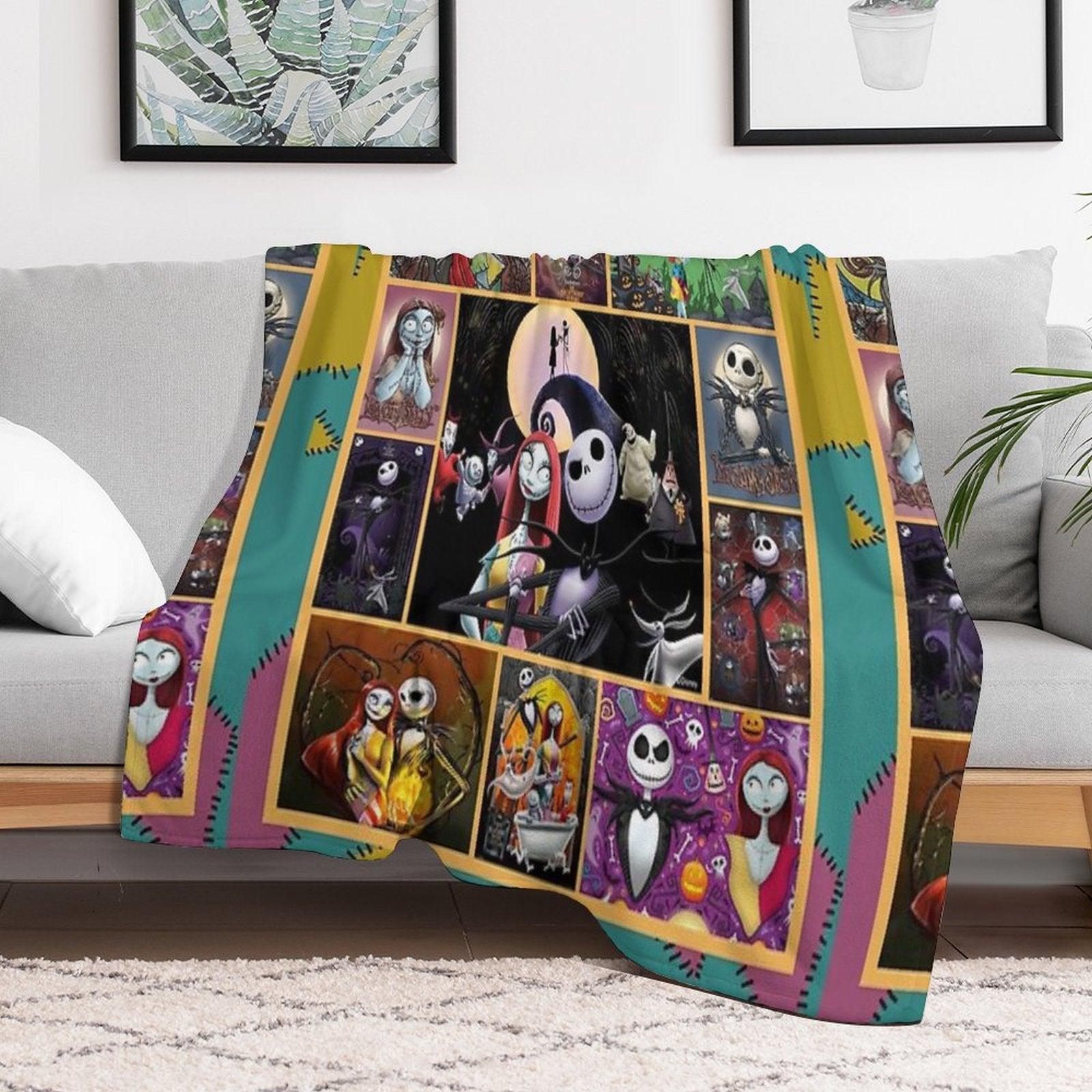Nightmare Before Christmas Throw Blanket