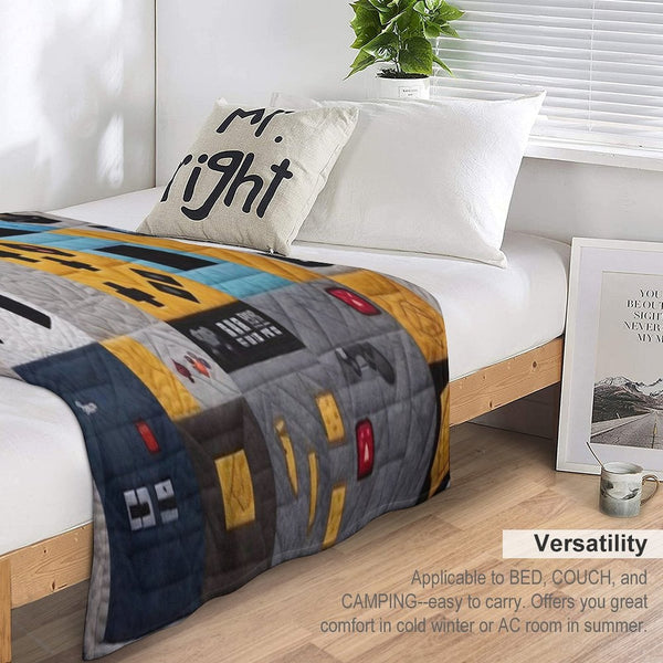 Gaming Duvet Cover Get A Comfortable And Cozy Night's Sleep Wrinkle-free Throw Blanket
