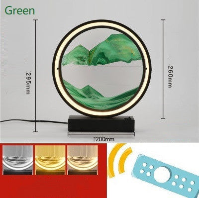 Creative Fashion Romantic Simple Bedroom Quicksand Table Lamp Decorbites