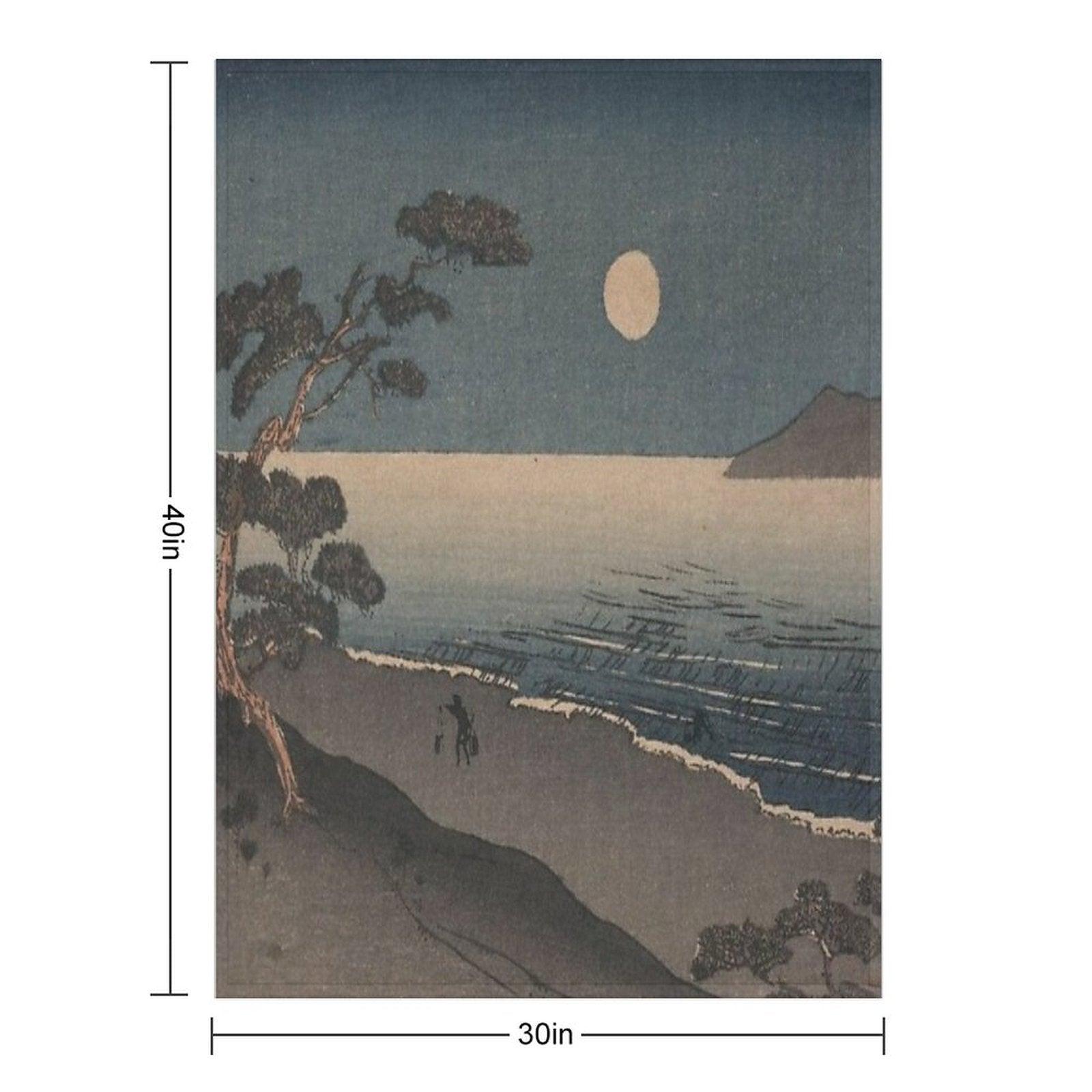 Ukiyo-e Throw Blanket