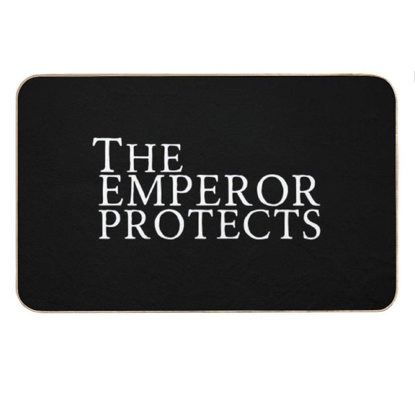 The Emperor Protects Bath Mat