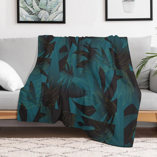 Tropical Pattern Comfort Throw Blanket