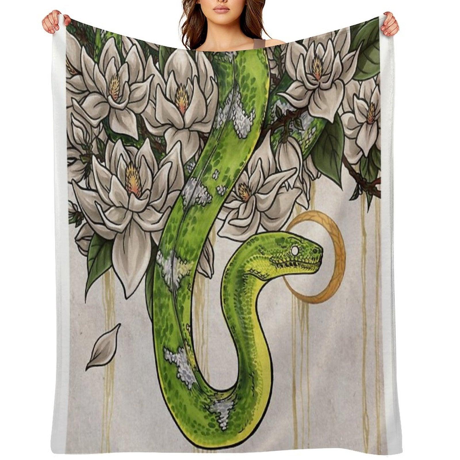 Snake Throw Blanket