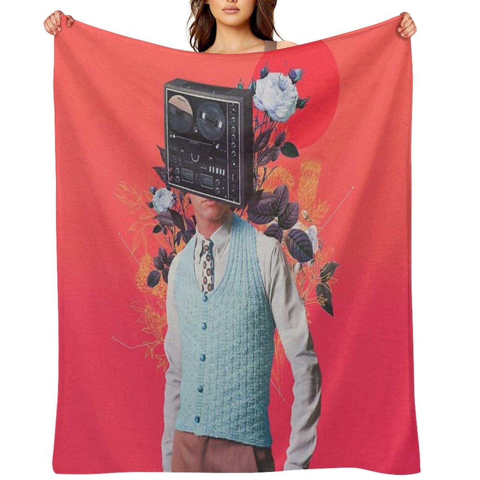Phonohead Throw Blanket