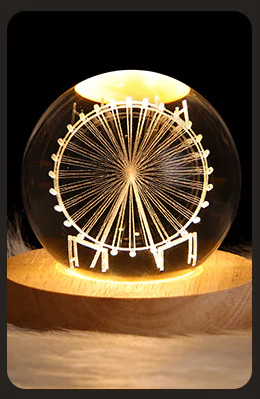 Crystal Ball Projection Lamp - 6 Celestial Designs GOODSPHORIA.COM