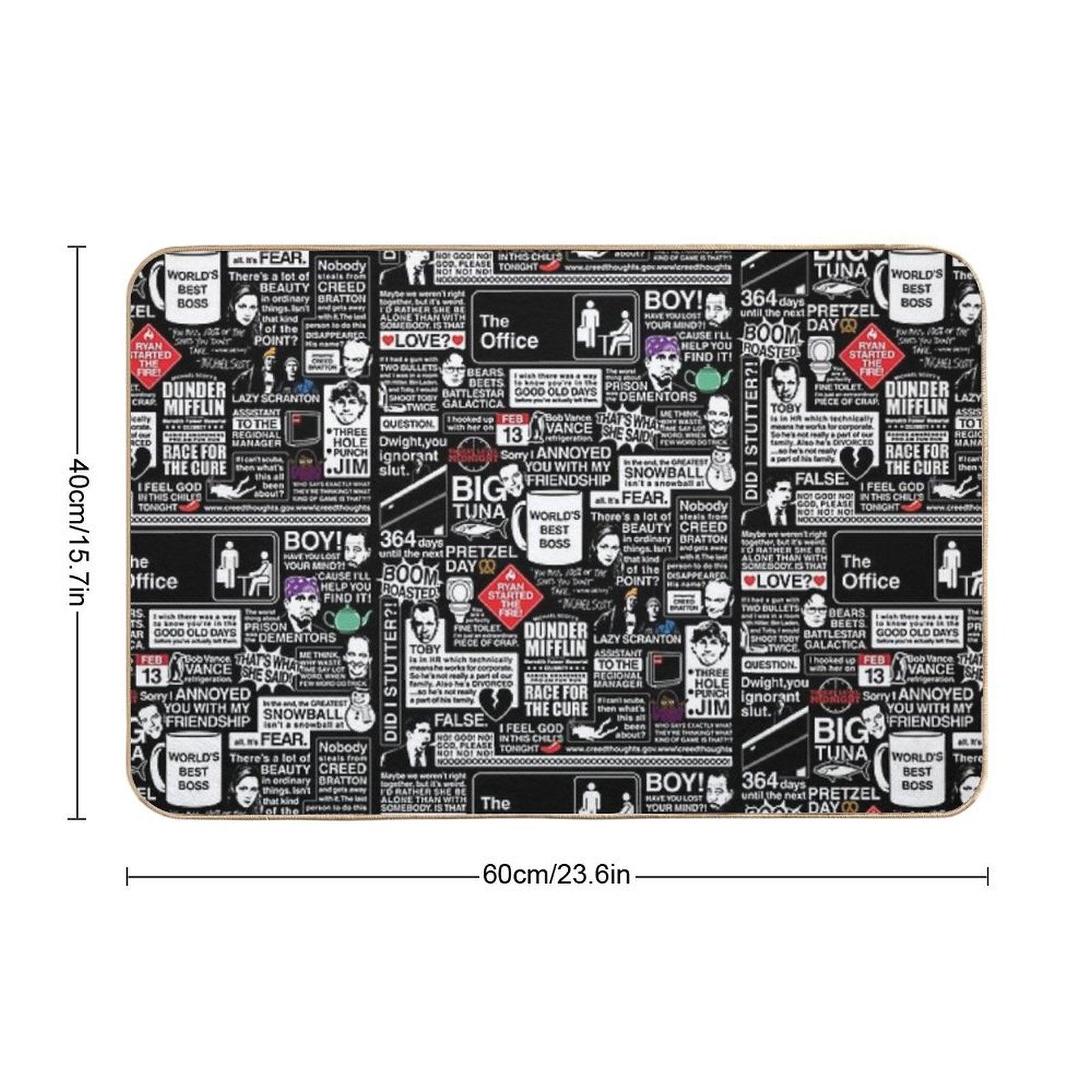 Wise Words From The Office - The Office Quotes Bath Mat