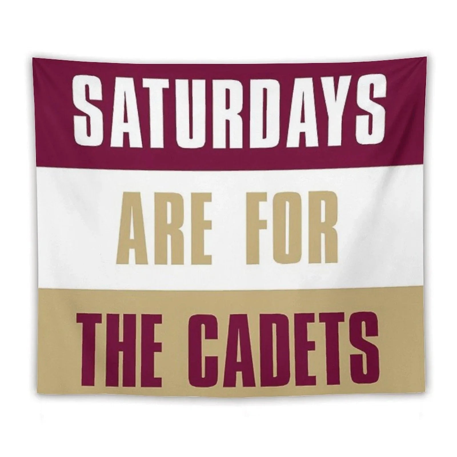 Saturdays Are for The Cadets, Norwich University  – The Military College of Vermont Tapestry