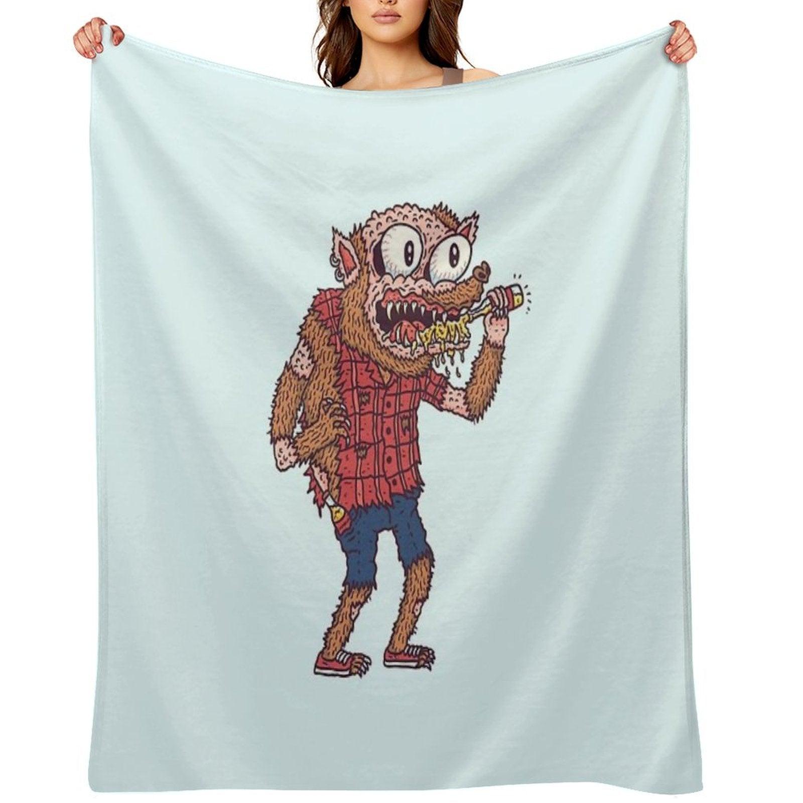 Werewolf Throw Blanket