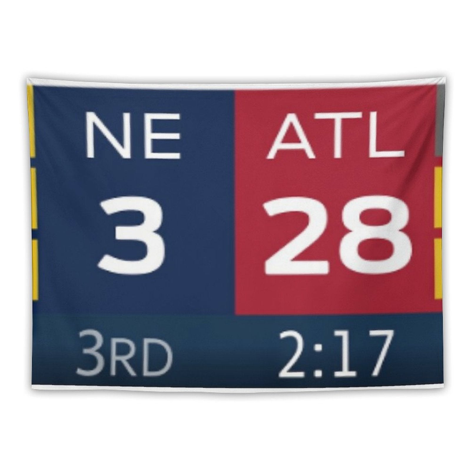 28-3 Patriots-Falcons Tapestry BionZax