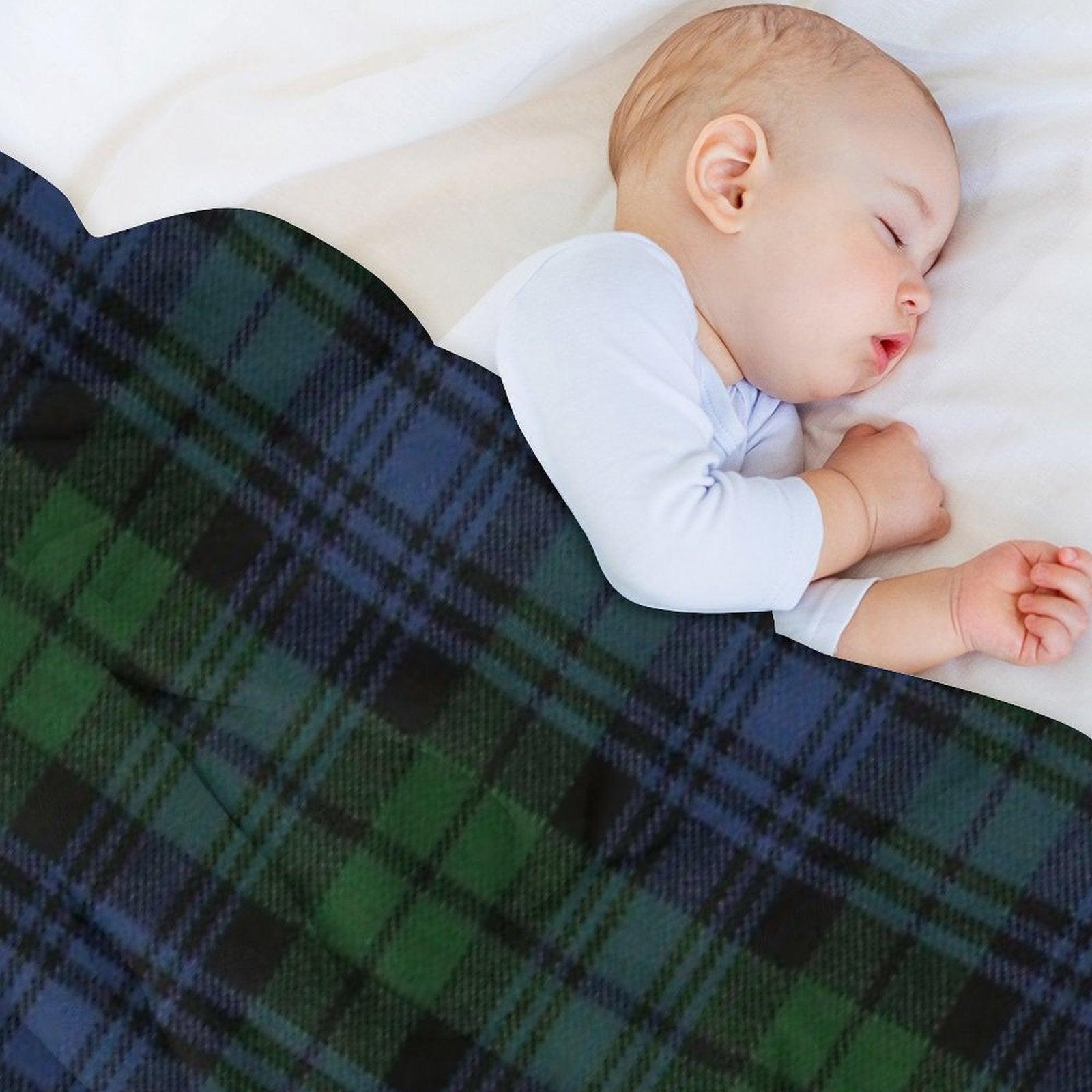 Black Watch Ancient  Original Scottish Tartan Throw Blanket