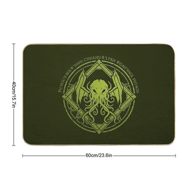 Cthulhu - Lovecraft - Chant Design Bath Mat