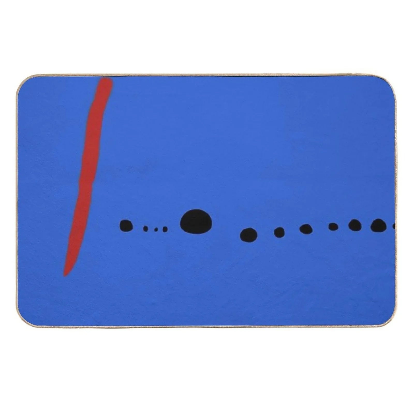 Bleu II - Joan Mirò  Stain-Proof Bath Mat