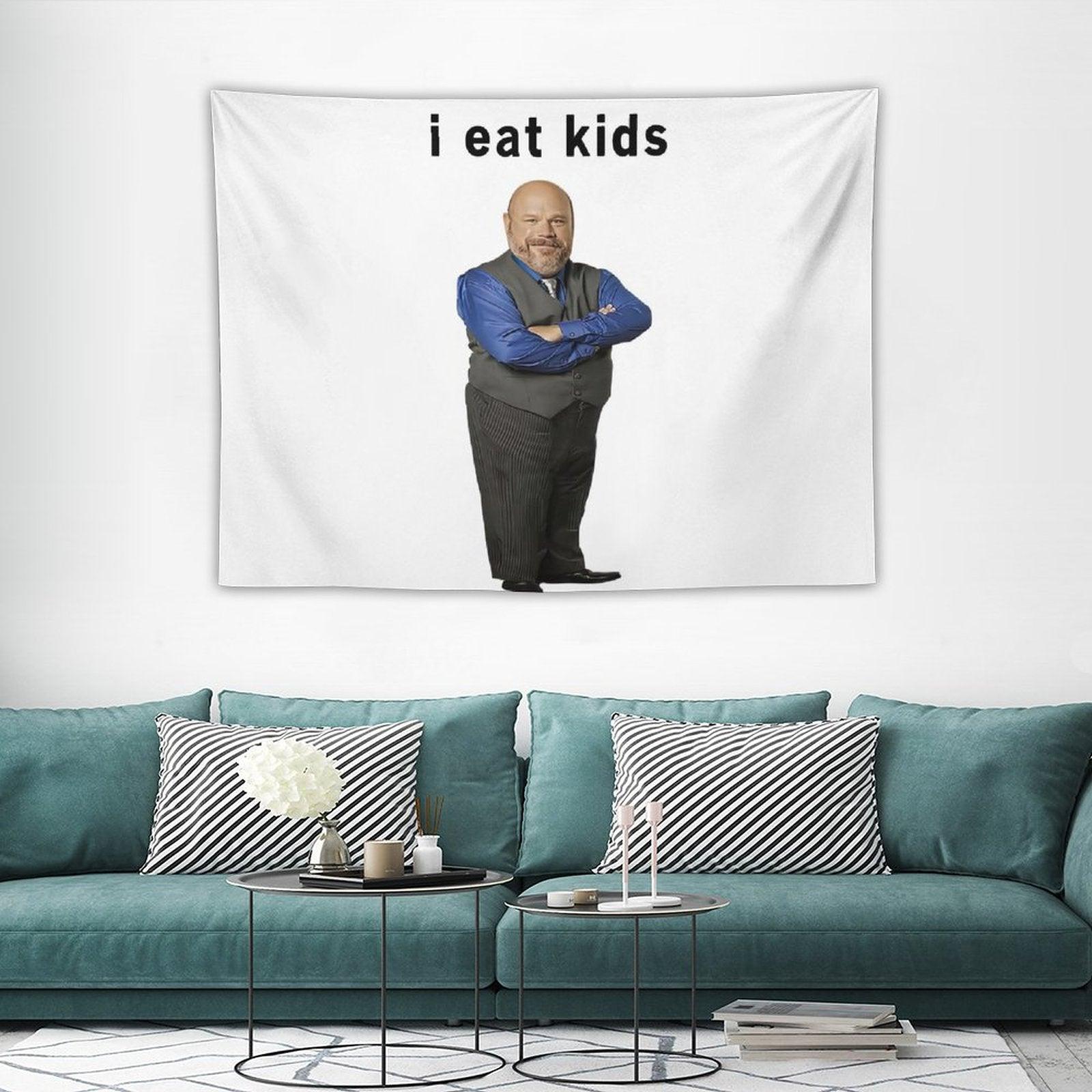 I Eat Kids Bertram Tapestry