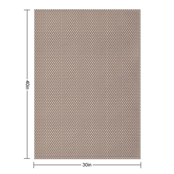Tiled Pattern - Brown All-season Throw Blanket