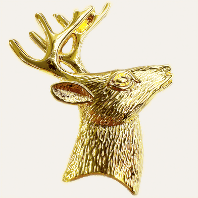 Gold Reindeer Napkin Rings – Festive Charm