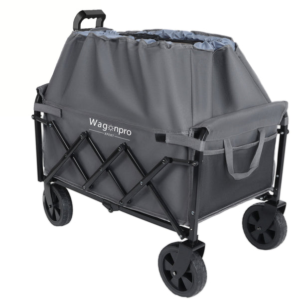 Expandable Dual-Layer Utility Wagon with Extra Space