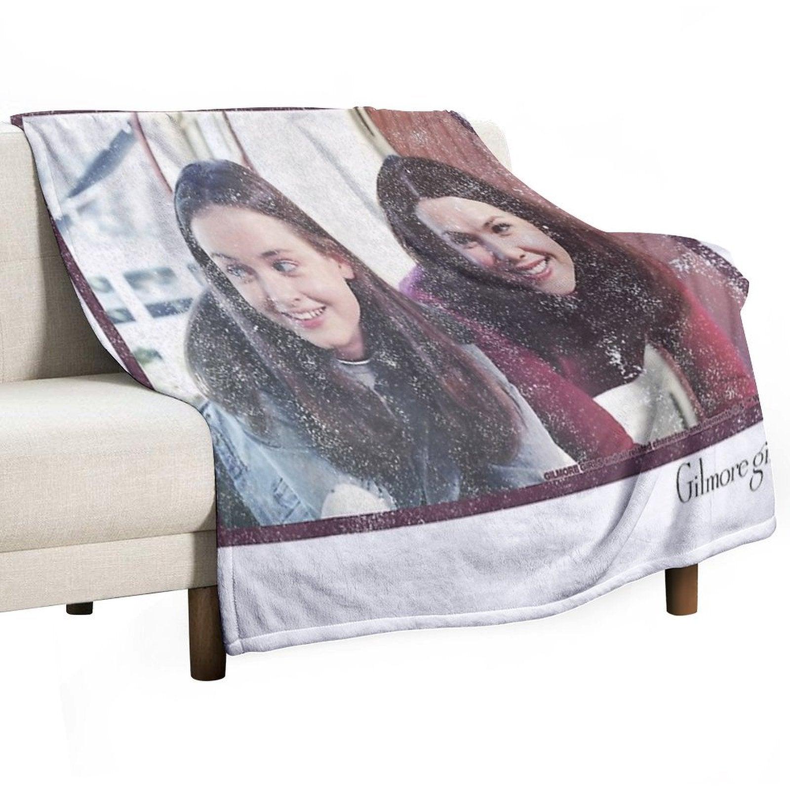 Rory And Lorelai - Portrait Throw Blanket