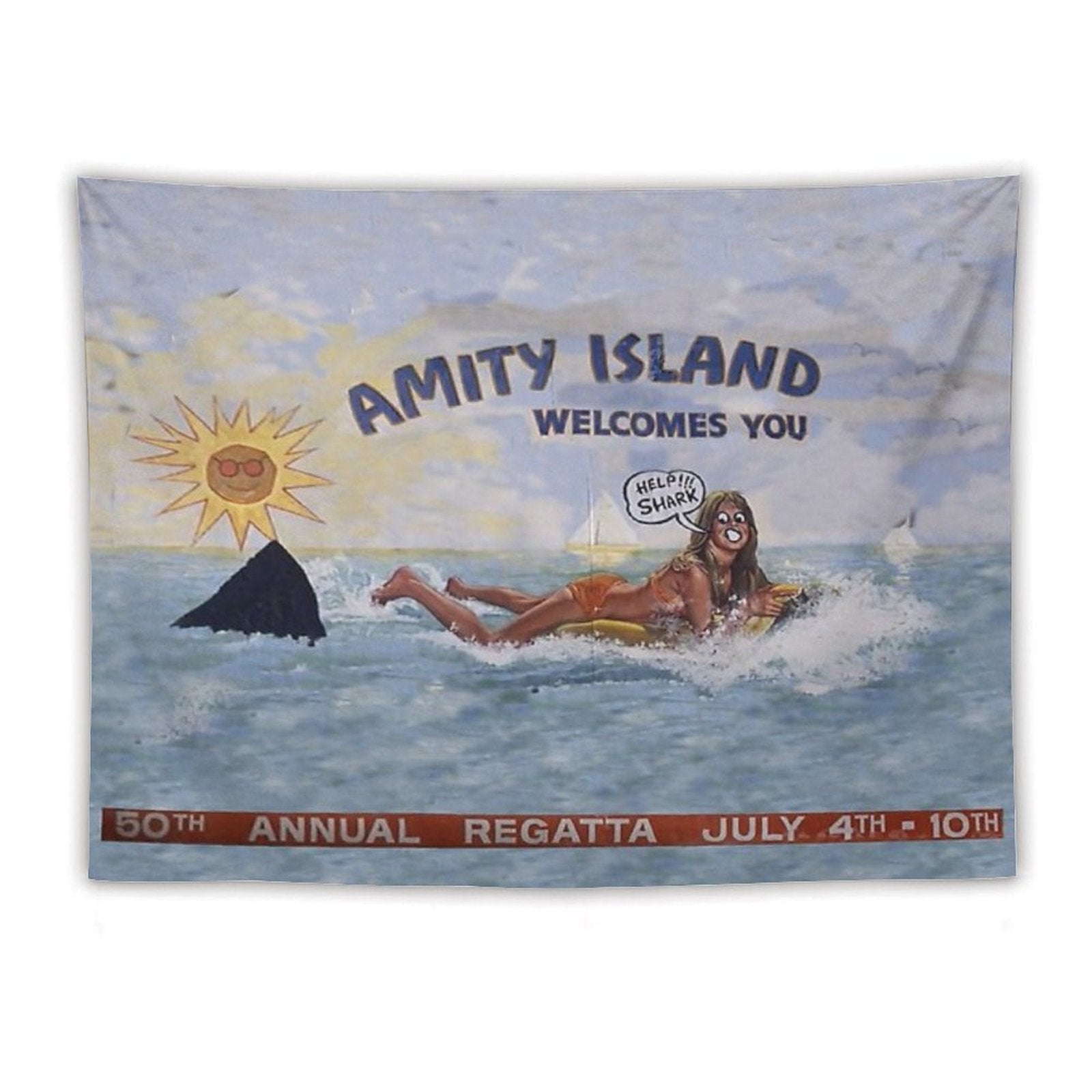 Welcome To Amity Island Tapestry BionZax