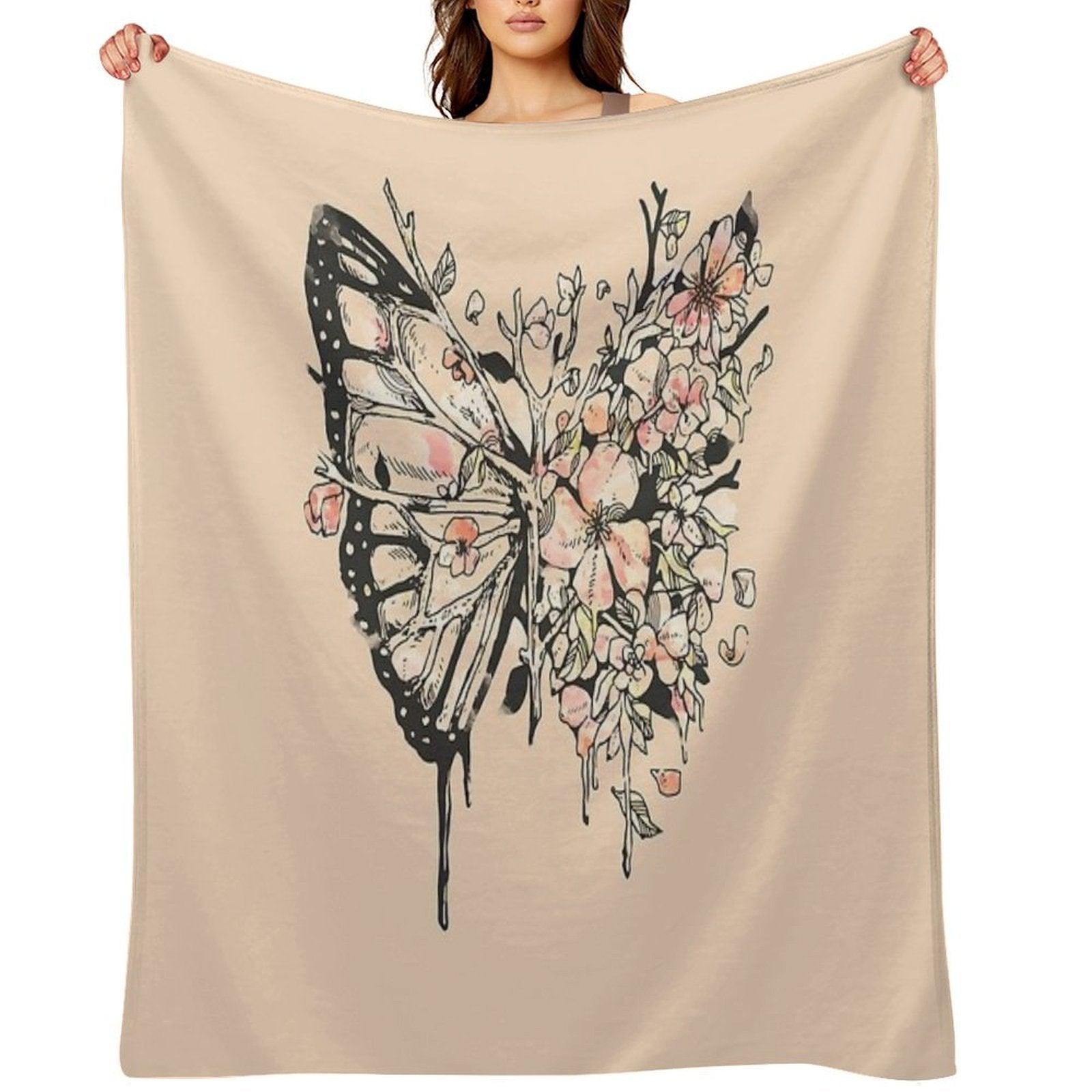 Metamorphora Throw Blanket
