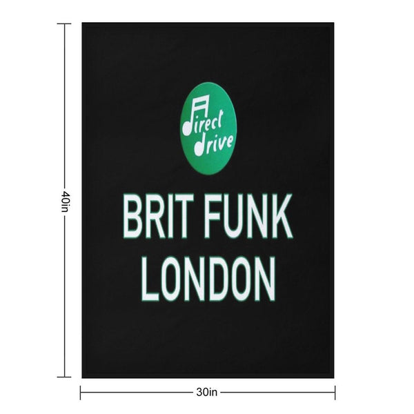 Brit Funk - London UK Anti-pilling Throw Blanket