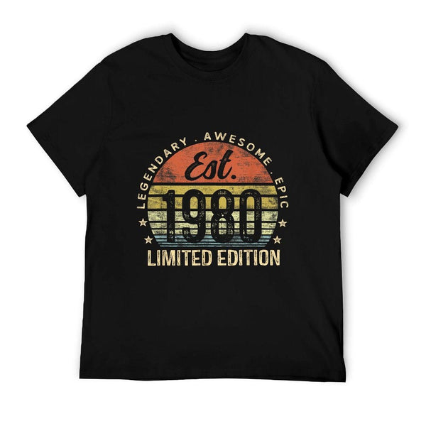 Est 1980 Limited Edition 45th Birthday Vintage 45 Year Old T-Shirt