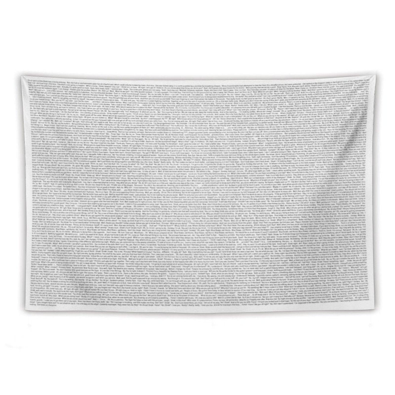 Entire Shrek Script Tapestry