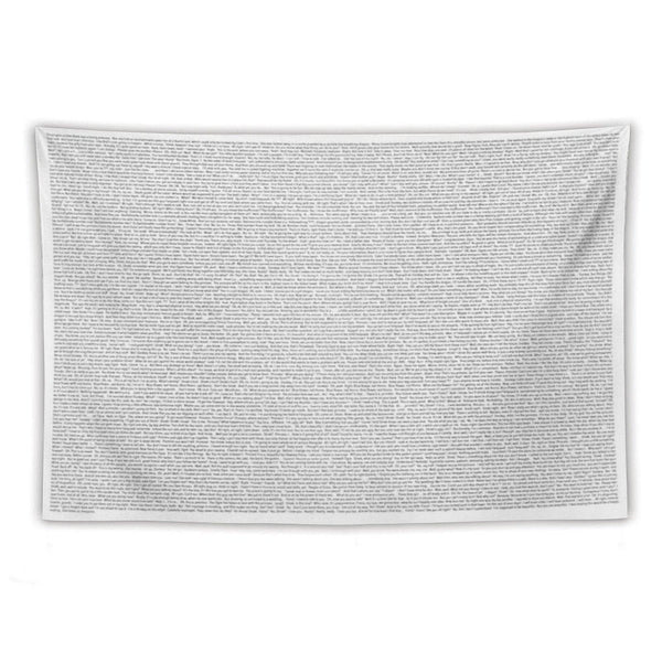 Entire Shrek Script Tapestry