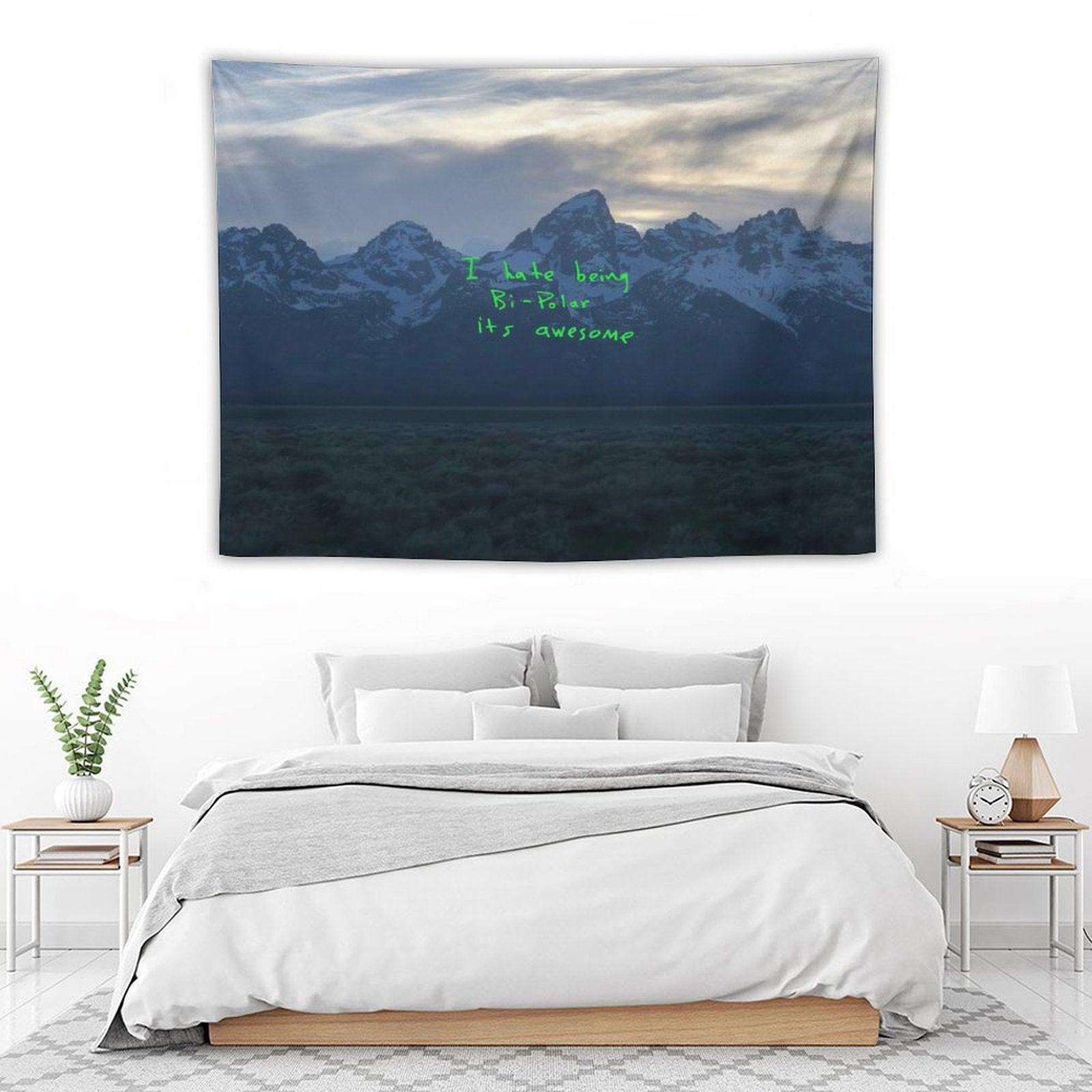 Knaye Rapper - Ye I Hate Being Bi-Polar Its Awesome Tapestry