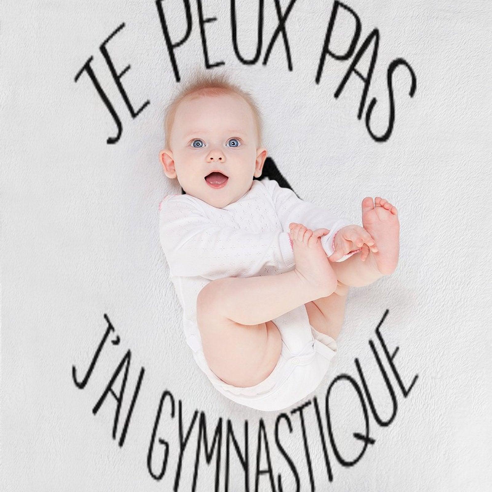 I Can Not I Have Gymnastics Throw Blanket