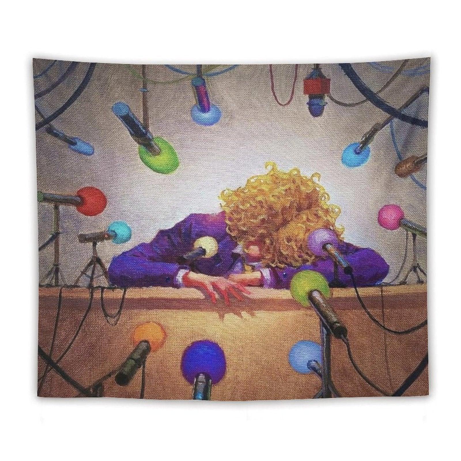 Позорники В Прямом Эфире (the Shamefuls in Live) Tapestry