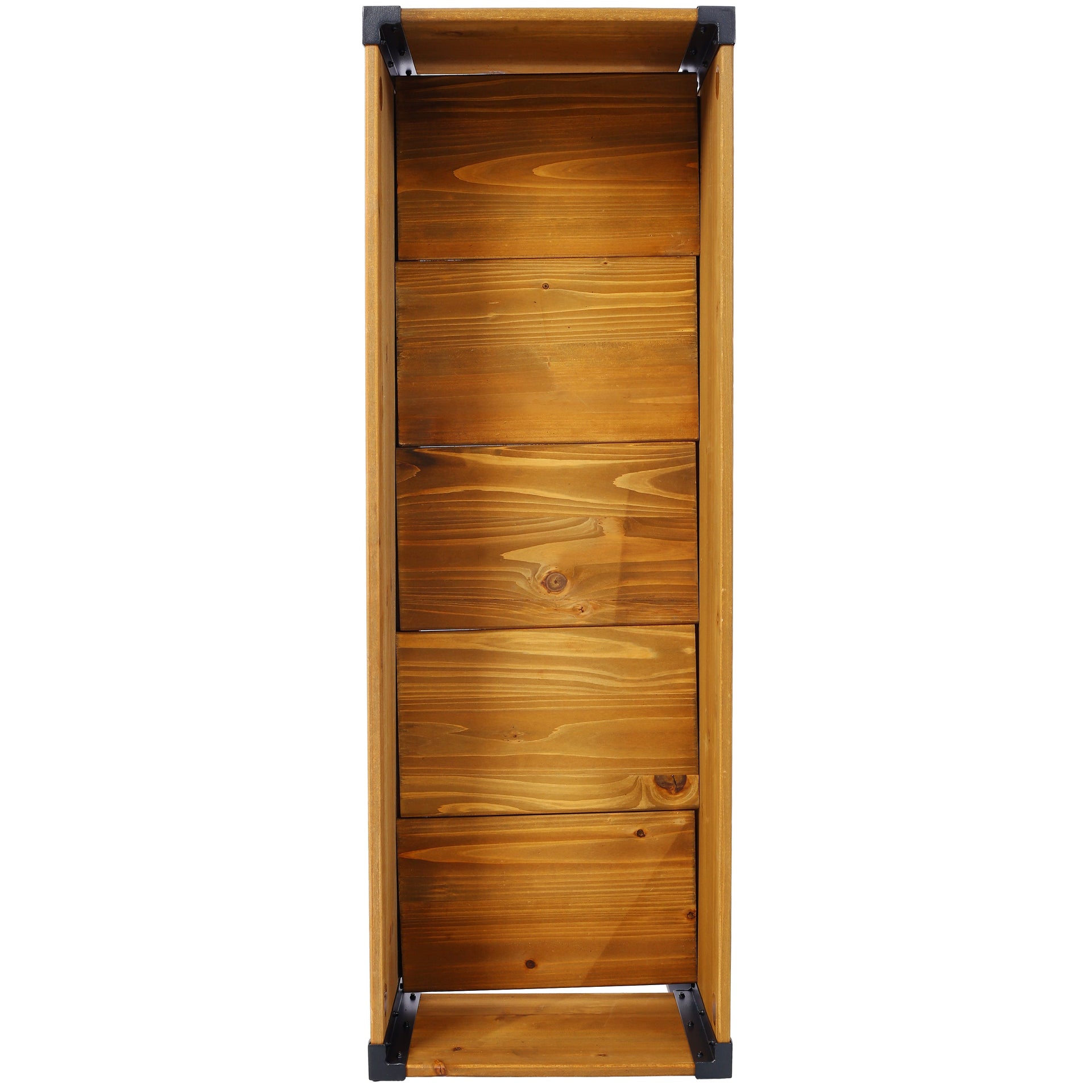 Wood Rectangular Garden Planter Box Raised Bed Outdoor