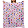 Shrimp Is Love Eco-conscious Throw Blanket