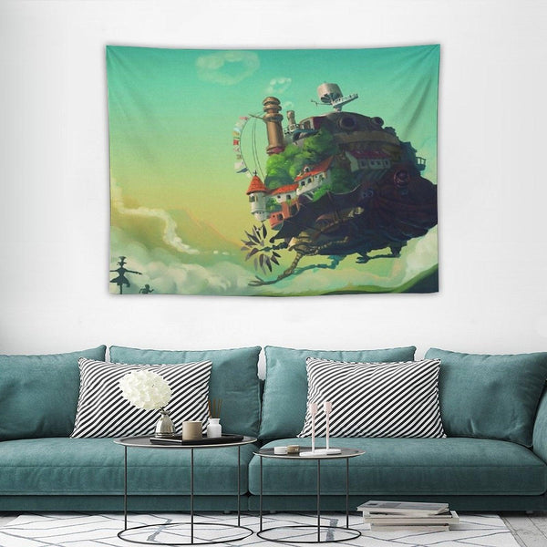 Anime Movie Landscape Tapestry
