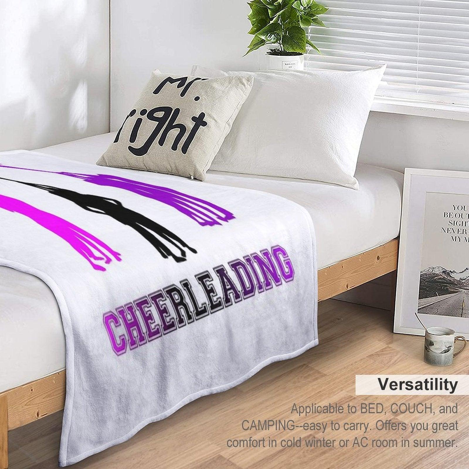 Cheerleading Throw Blanket